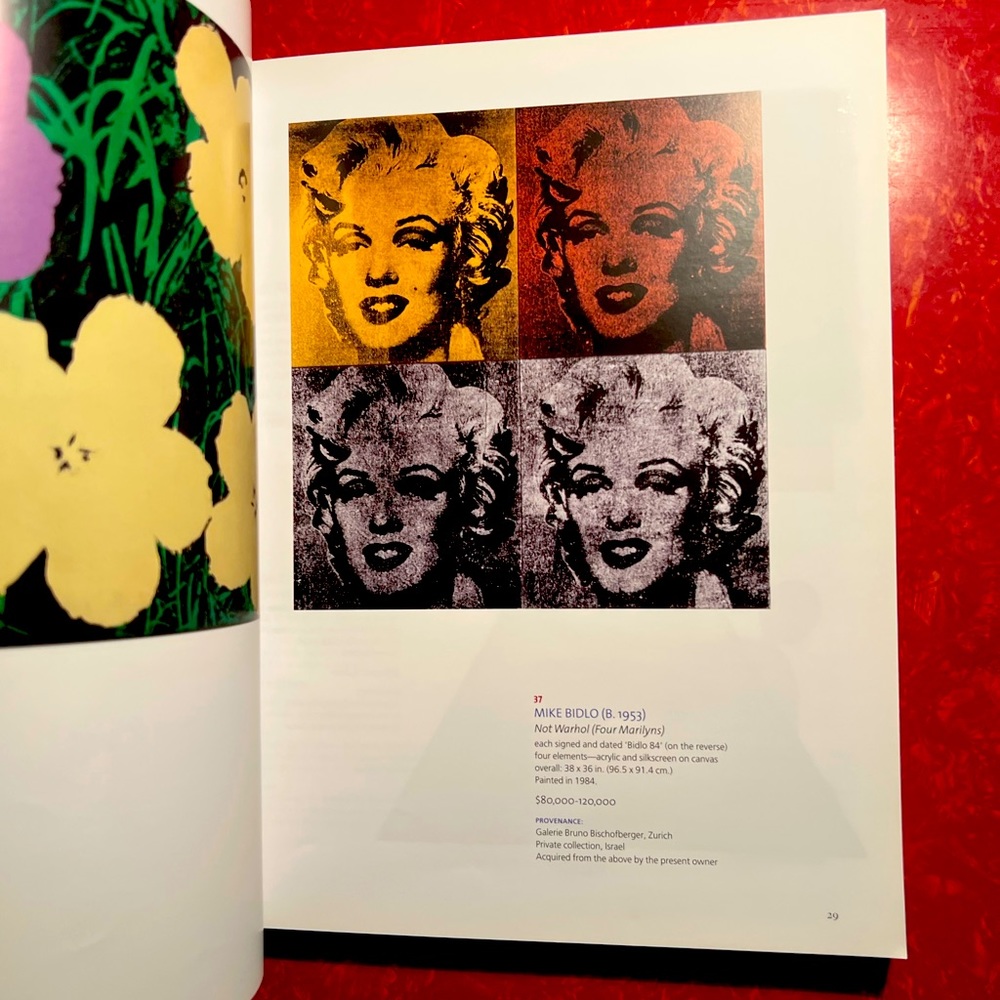 🔥EXCLUSIVE CONTEMPORARY ART AUCTION COFFEE TABLE BOOK COLLECTORS NYC WAR…